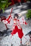  Sushing Battle Miko Uefuji Sakura 1/12 Action Figure 