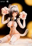  Eiifox x BearPanda Cat Maid Little Pudding 1/12 Action Figure 