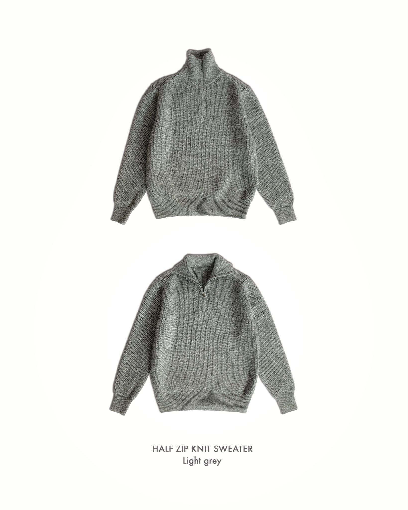  Half Zip Knit Sweater 