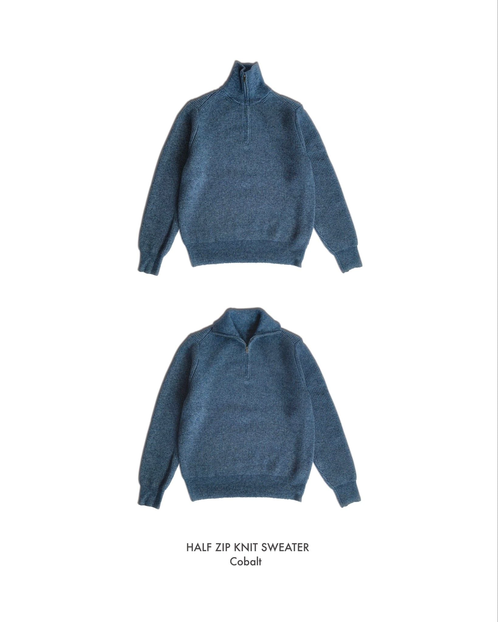  Half Zip Knit Sweater 