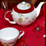  Set Quà Tặng Bộ Ấm Trà Sứ Kèm Tách 