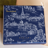  Hộp Bánh Trung Thu MUSEÉ Tone Xanh Dương 