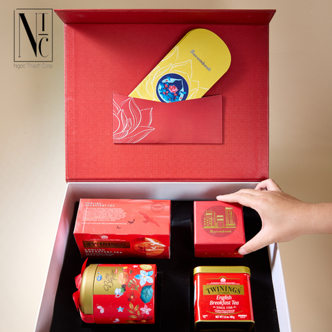  Mẫu Hộp Quà Doanh Nghiệp Tone Đỏ 