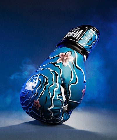  Găng Tay Venum x Tawanchay Boxing Gloves Blue/White 