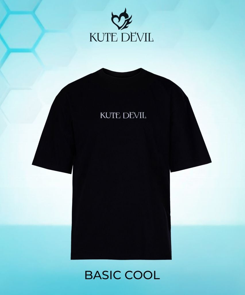 Áo Thun Kute Devil - Basic Cool - Màu Đen (Unisex)