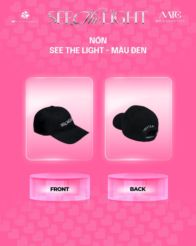 Nón See The Light - Màu đen