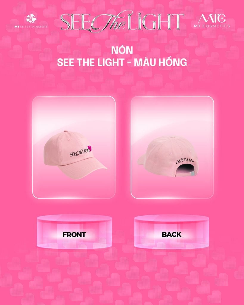 Nón See The Light - Màu hồng