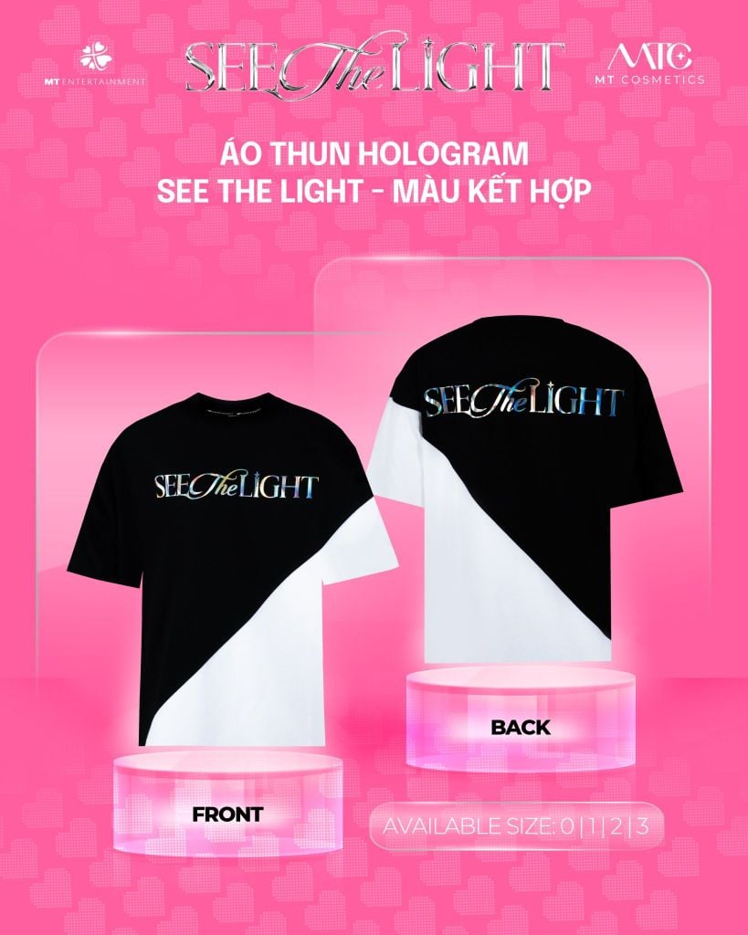 Áo thun Hologram See The Light - Màu kết hợp