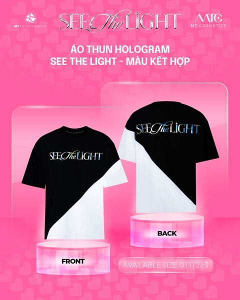 Áo thun Hologram See The Light - Màu kết hợp