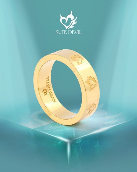 Nhẫn Kute Devil Mạ Vàng - Light Ring