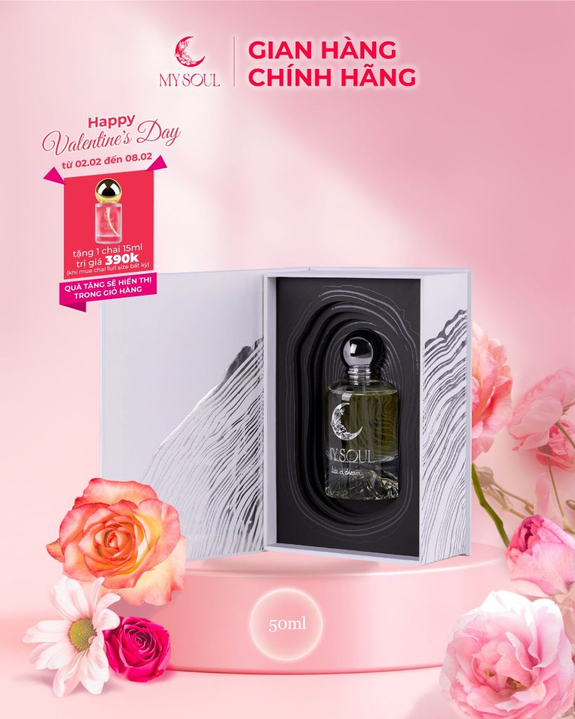 Nước Hoa My Soul Mỹ Tâm - No.03 Like A Dream - 50ml - Phiên bản mới