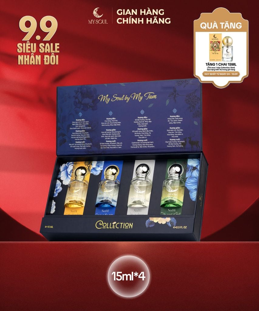 Set Nước Hoa My Soul - Scent Journey Collection 4x15ml