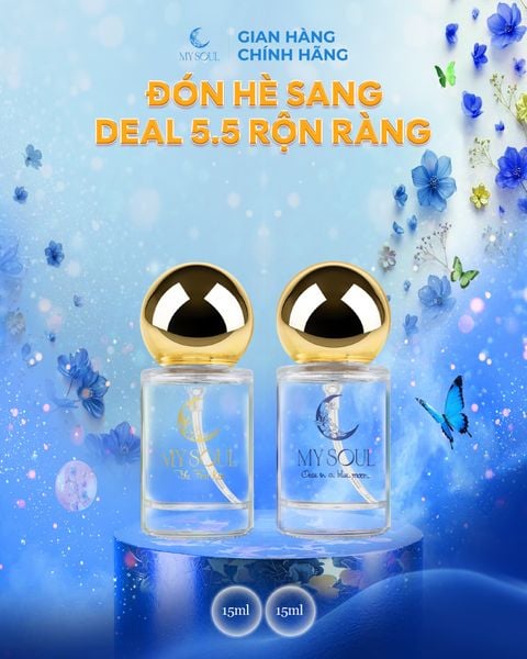 [SP Tặng] (Không Bán) Nước hoa My Soul The First Kiss và Once In A Blue Moon - 15ml
