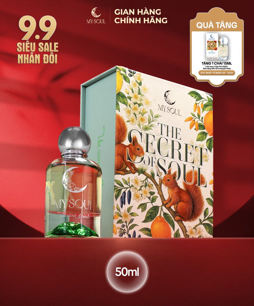 Nước hoa My Soul của Mỹ Tâm - No.04 The secret of Soul - 50ml