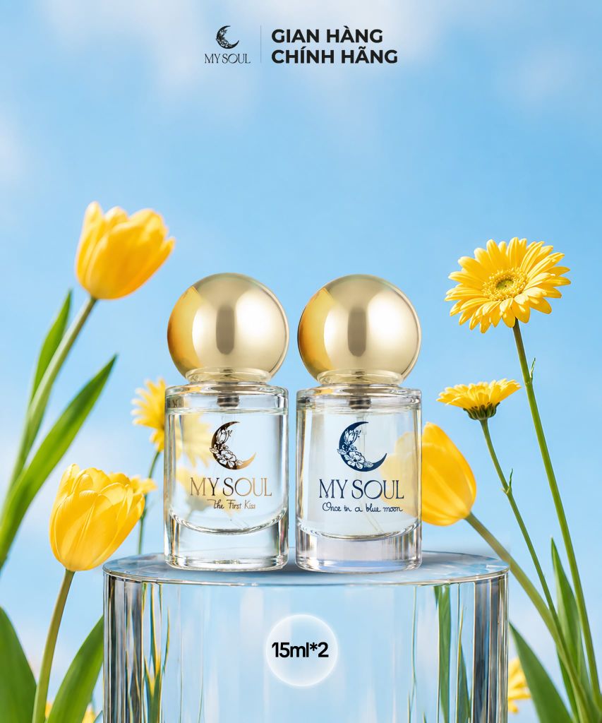 [SP Tặng] (Không Bán) Nước hoa My Soul The First Kiss và Once In A Blue Moon - 15ml