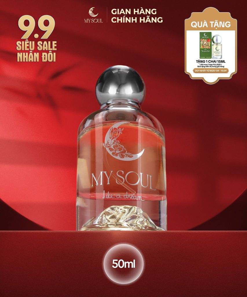 Nước Hoa My Soul Mỹ Tâm - No.03 Like A Dream - 50ml - Phiên bản mới