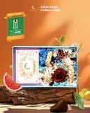 Hộp hoa quà tặng nước hoa My Soul - Màu xanh