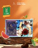 Hộp hoa quà tặng nước hoa My Soul - Màu xanh