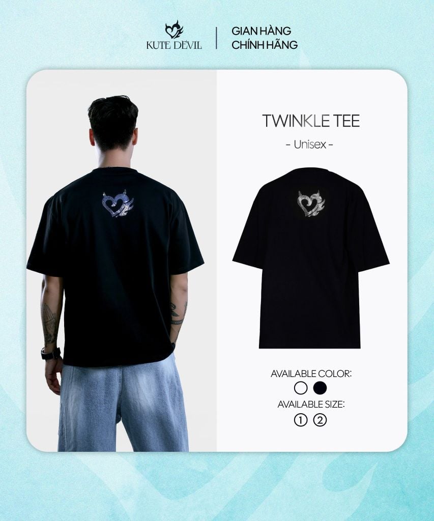 Áo Thun Hạt Twinkle Kute Devil