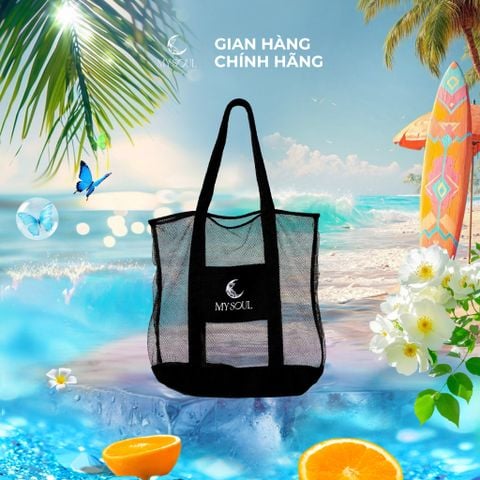 [SP Tặng] (Không Bán) Túi vải lưới My Soul - Màu đen