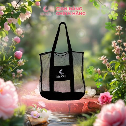 [SP Tặng] (Không Bán) Túi vải lưới My Soul - Màu đen