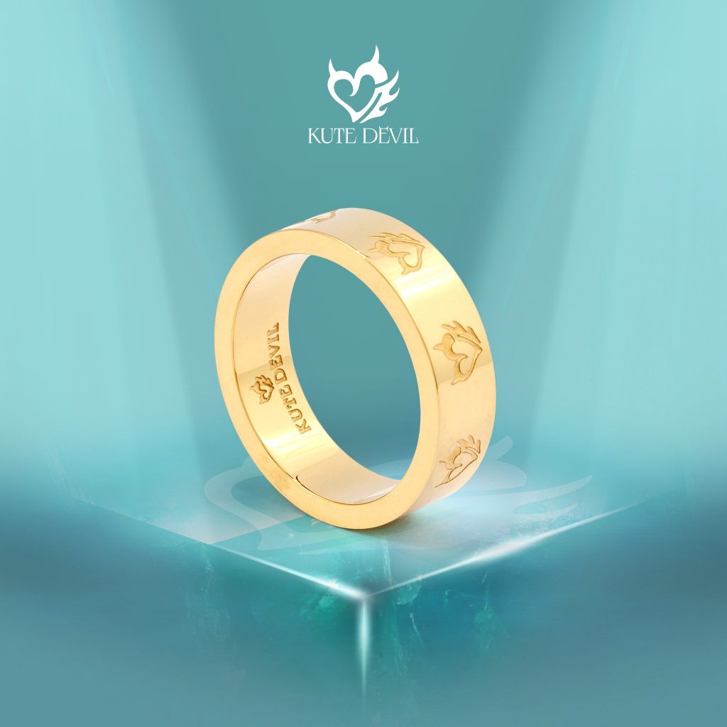 Nhẫn Kute Devil Mạ Vàng - Light Ring
