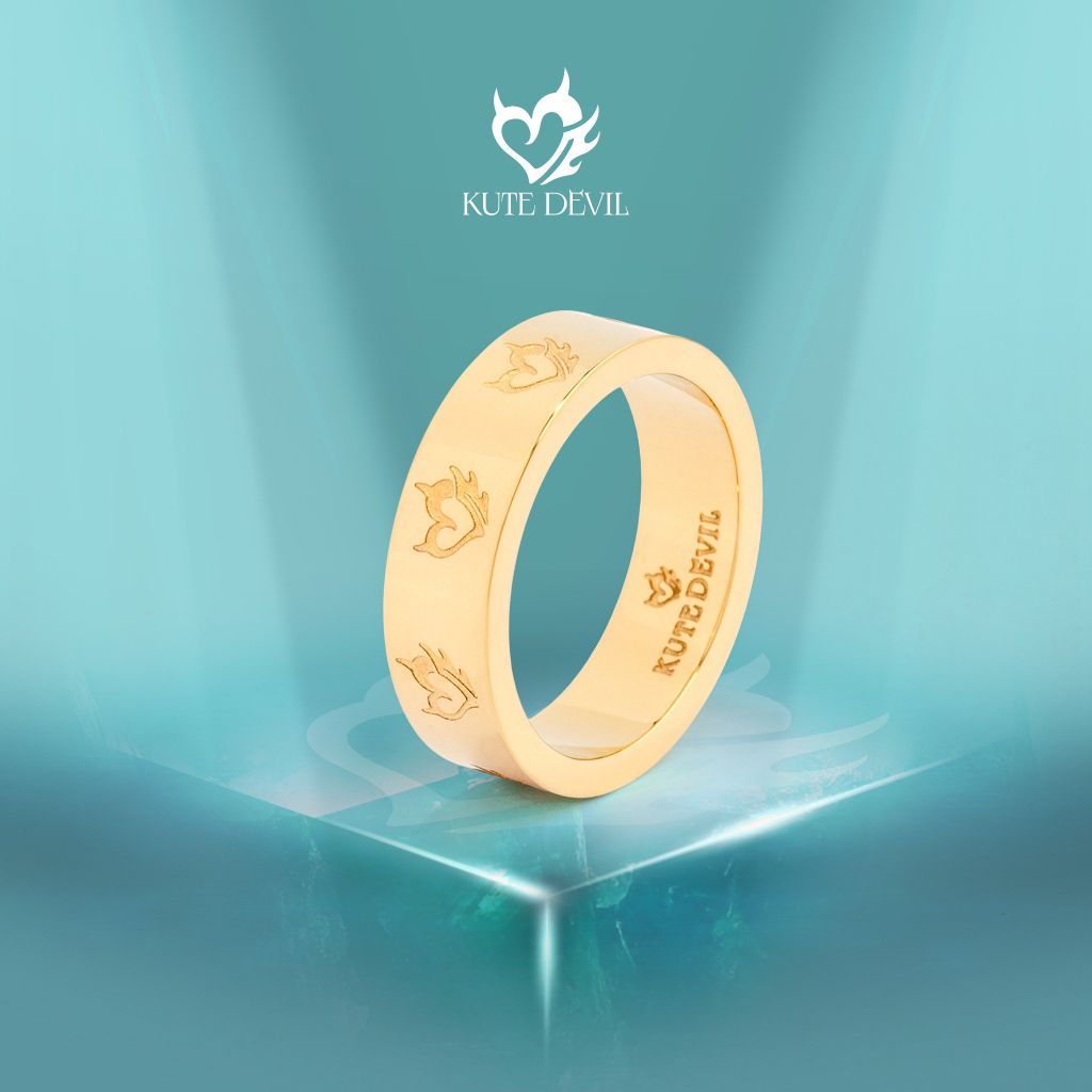Nhẫn Kute Devil Mạ Vàng - Light Ring