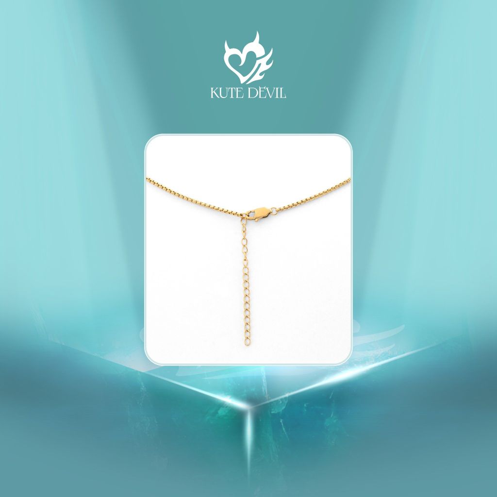 Bộ dây chuyền Kute Devil Mạ Vàng- Love Necklace