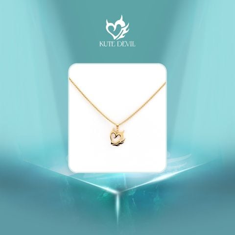 Bộ dây chuyền Kute Devil Mạ Vàng- Love Necklace