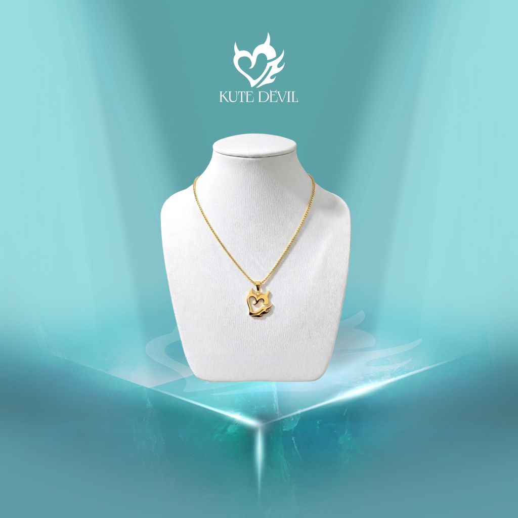 Bộ dây chuyền Kute Devil Mạ Vàng- Love Necklace