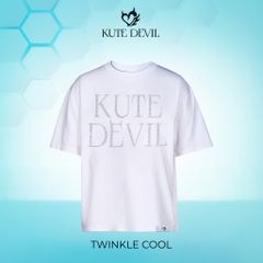 Áo Thun Kute Devil - Twinkle Cool - Màu Trắng (Unisex)