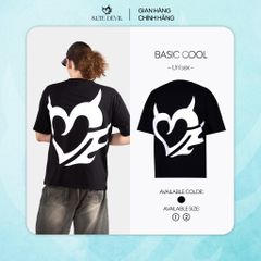 Áo Thun Kute Devil - Basic Cool - Màu Đen (Unisex)