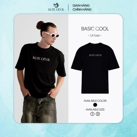 Áo Thun Kute Devil - Basic Cool - Màu Đen (Unisex)