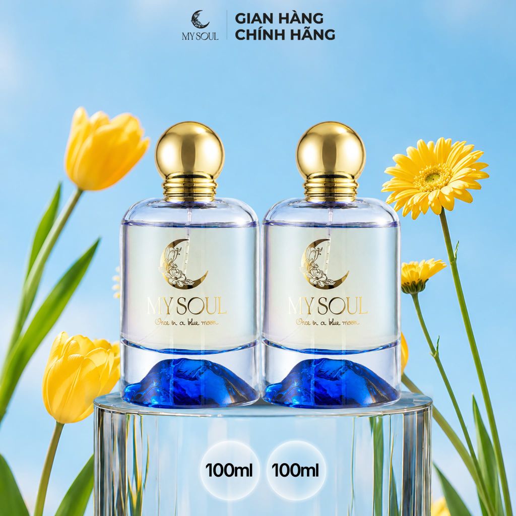 Nước hoa My Soul - Combo The First Kiss và Once In A Blue Moon - 100ML
