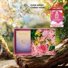 Hộp hoa quà tặng nước hoa My Soul - Màu hồng