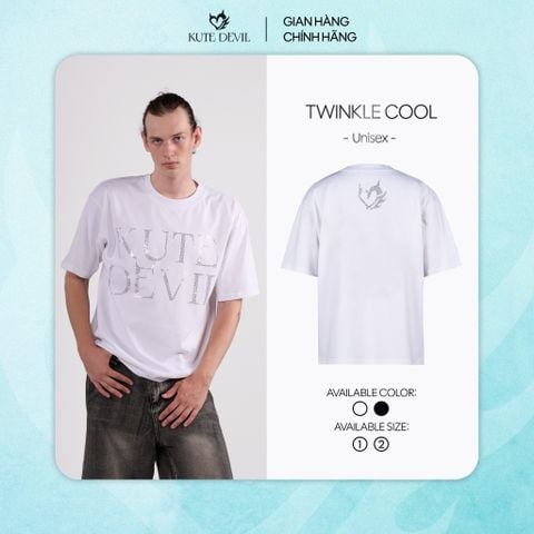 Áo Thun Kute Devil - Twinkle Cool - Màu Trắng (Unisex)