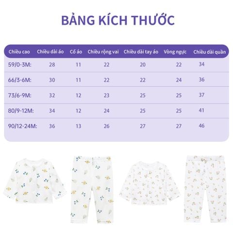  bộ đồ quần áo contton đùi cộc mềm mát cho bé 0-24 tháng 