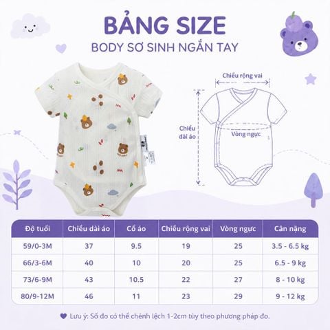  bodysuit ngắn tay có lỗ nhỏ thoáng khí mềm mại 