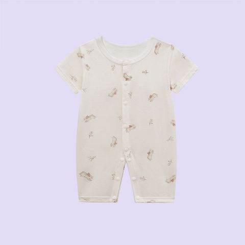  bodysuit cotton đùi cộc mềm mát cho bé 0-24 tháng 