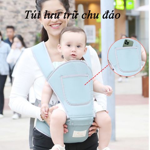  Địu em bé Miraclebaby chống gù cho bé 0-36 tháng 