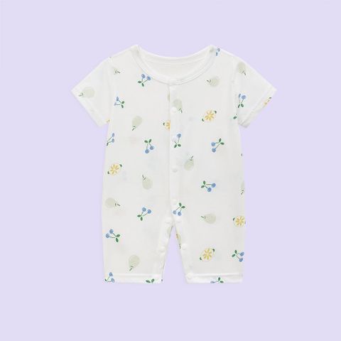  bodysuit cotton đùi cộc mềm mát cho bé 0-24 tháng 