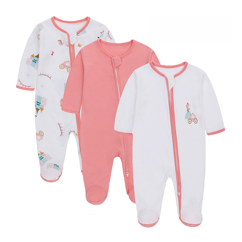  Bộ 3 bodysuit liền thân khóa kéo, tất liền có chấm silicon chống trượt 
