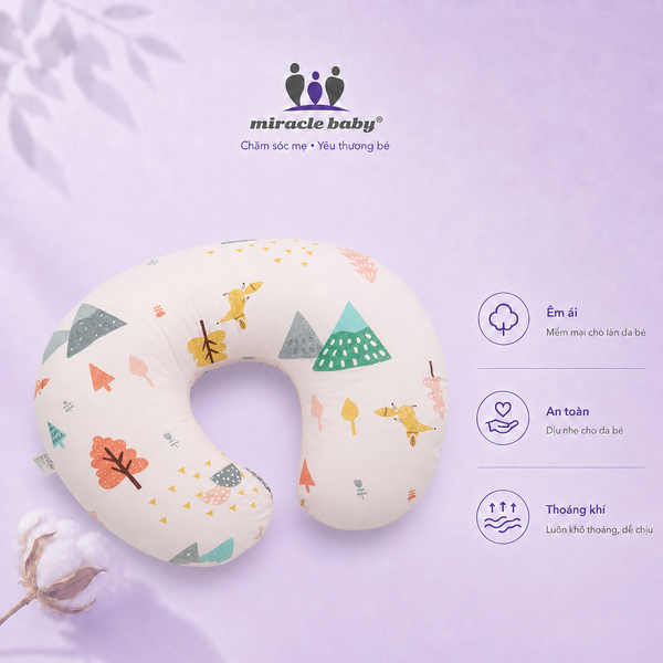  Gối cho bé bú chữ U lớn cao 14cm LAT 