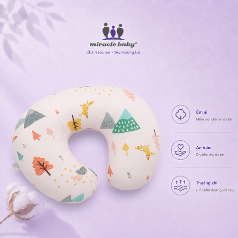  Gối cho bé bú chữ U lớn cao 14cm LAT 