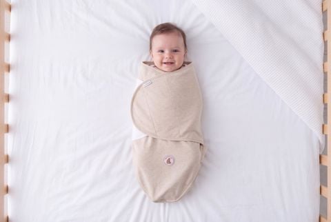  Bộ 2 khăn quấn kén cotton hữu cơ êm ái 