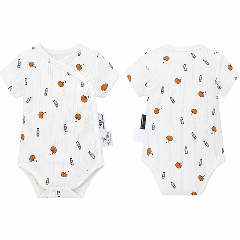  bodysuit ngắn tay có lỗ nhỏ thoáng khí mềm mại 