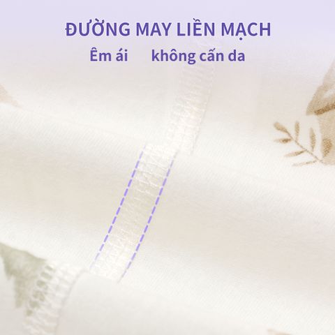  bodysuit cotton đùi cộc mềm mát cho bé 0-24 tháng 