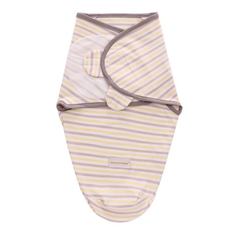  Miracle Baby - Khăn quấn, choàng ủ, ủ kén sơ sinh Miracle Baby có mũ vải cotton cho bé 