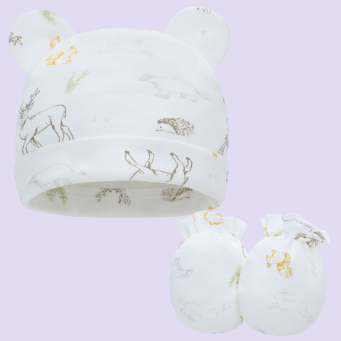  MiracleBaby - Mũ + bao tay cho bé 