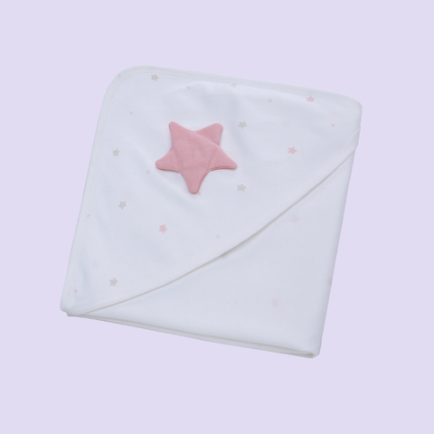  MiracleBaby - Chăn quấn/khăn ủ cho bé sơ sinh cao cấp chất liệu Cotton nguyên chất kích thước 80x80cm 